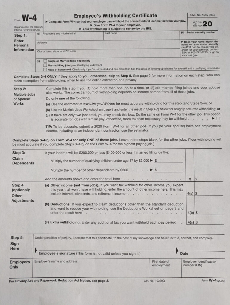 Iowa W 4 Form 2023 Printable Forms Free Online