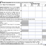 IRS Form 2210 A Guide To Underpayment Of Tax