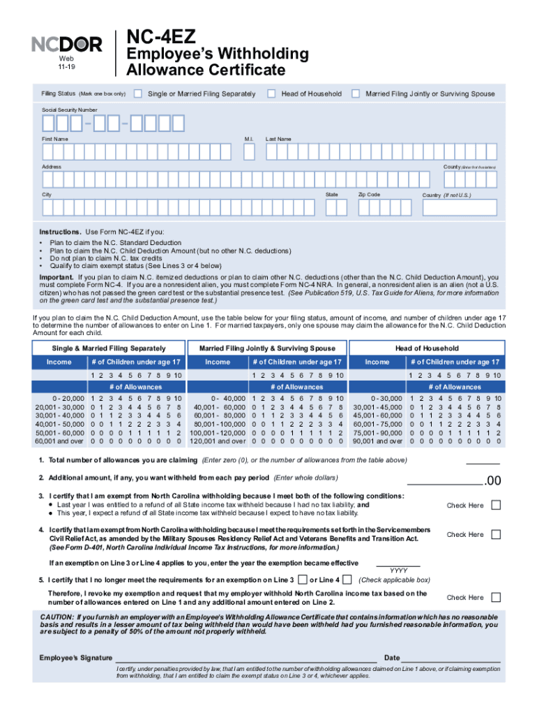 Nc4 Form Fill Out Sign Online DocHub