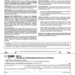 Ncdor Quarterly Withholding Tax Form WithholdingForm