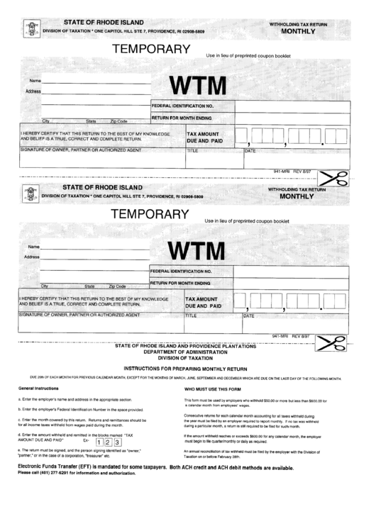 Nebraska Income Tax Withholding Form 941n WithholdingForm