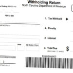 North Carolina State Tax Withholding Form 2022 Tables WithholdingForm