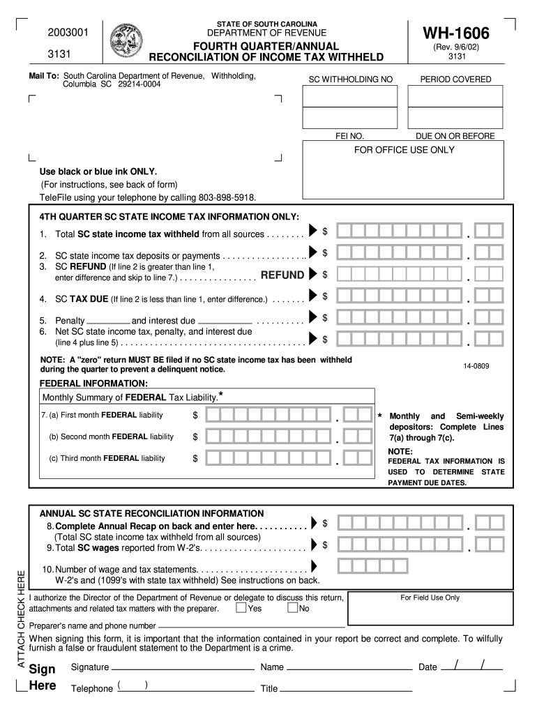 South Carolina State Withholding Form 2023 Printable Forms Free Online